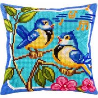 Pillow for cross-stitching Charіvnytsya Z-06 Birds trill