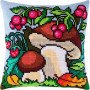 Pillow for cross-stitching Charіvnytsya Z-10 Mushroom edge