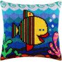 Pillow for cross-stitching Charіvnytsya Z-18 Fish