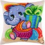 Pillow for cross-stitching Charіvnytsya Z-23 Baby elephant
