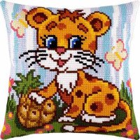 Pillow for cross-stitching Charіvnytsya Z-26 Little leopard