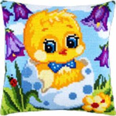 Pillow for cross-stitching Charіvnytsya Z-32 Just out of the egg (the boy)