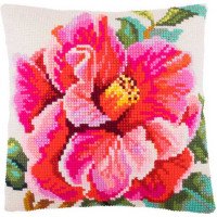 Pillow for cross-stitching Charіvnytsya Z-51 Hibiscus