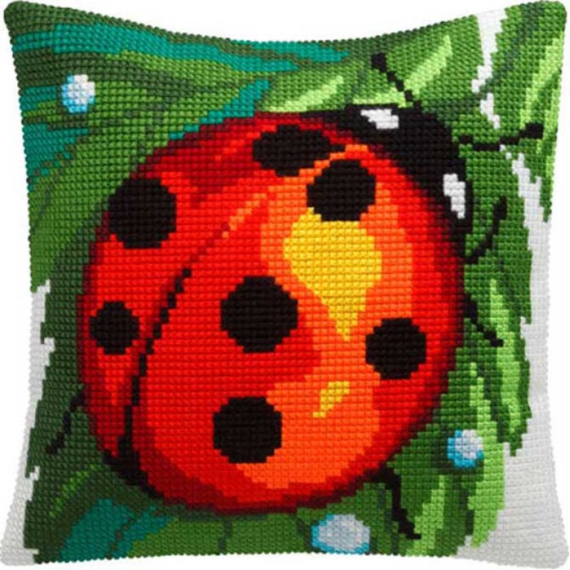 Pillow for cross-stitching Charіvnytsya Z-53 ladybug