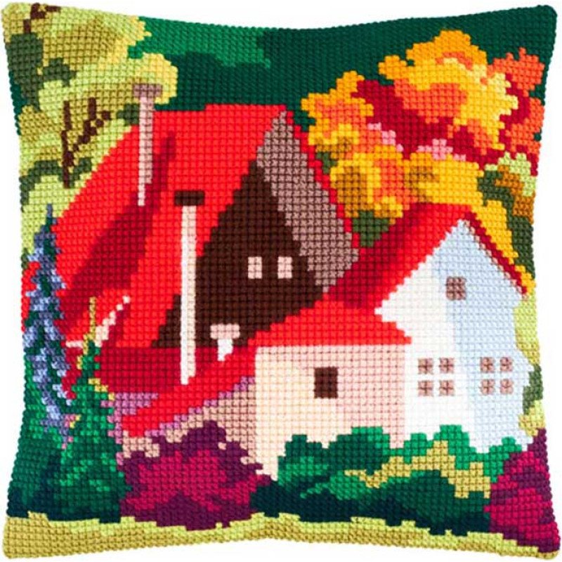 Pillow for cross-stitching Charіvnytsya Z-61 Autumn landscape