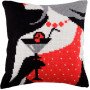 Pillow for cross-stitching Charіvnytsya Z-63 Flirting