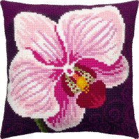 Pillow for cross-stitching Charіvnytsya Z-82 Orchid