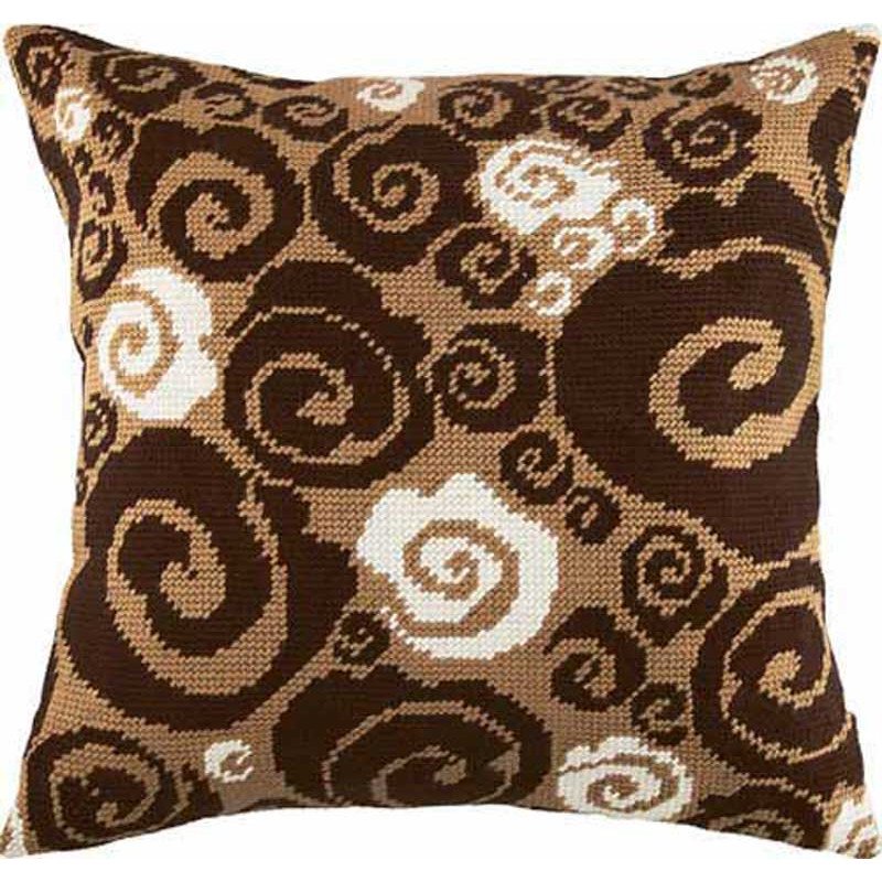 Pillow for embroidery half-cross Charіvnytsya V-106 Cappuccino