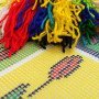 Подушка для вышивки полукрестом Чарівниця V-110 Цветы в горшках