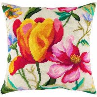 Pillow for embroidery half-cross Charіvnytsya V-118 Tulip