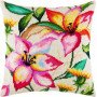 Pillow for embroidery half-cross Charіvnytsya V-120 Lilies watercolor