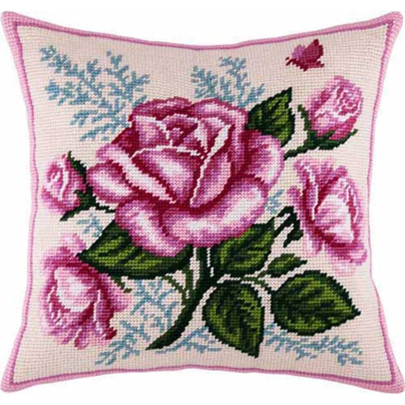 Подушка для вишивки напівхрестом Чарівниця V-122 Букет троянд