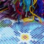 Подушка для вышивки полукрестом Чарівниця V-137 Букет из полевых цветов