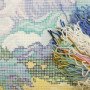 Подушка для вишивки напівхрестом Чарівниця V-159 Пшеничне поле з кипарисом В. ван Гог