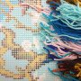 Подушка для вышивки полукрестом Чарівниця V-160 Цветущий миндаль В. ван Гог