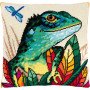 Pillow for embroidery half-cross Charіvnytsya V-163 Lizard