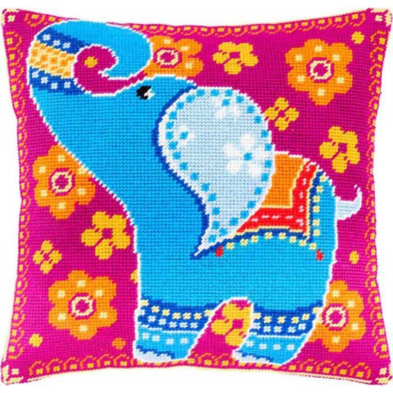 Подушка для вышивки полукрестом Чарівниця V-167 Слонёнок