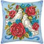 Pillow for embroidery half-cross Charіvnytsya V-17 Pigeons