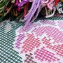 Подушка для вышивки полукрестом Чарівниця V-170 Ночные цветы
