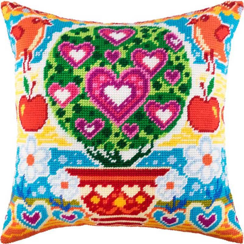 Pillow for embroidery half-cross Charіvnytsya V-181 The Tree of Love