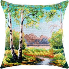 Pillow for embroidery half-cross Charіvnytsya V-183 Birch Grove