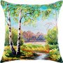 Pillow for embroidery half-cross Charіvnytsya V-183 Birch Grove