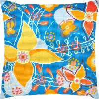 Pillow for embroidery half-cross Charіvnytsya V-207 Blue field