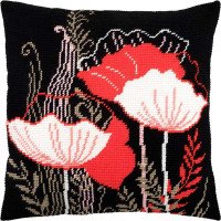 Pillow for embroidery half-cross Charіvnytsya V-214 The Scarlet Flower