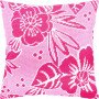 Подушка для вышивки полукрестом Чарівниця V-220 Розовые цветы