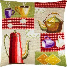 Pillow for embroidery half-cross Charіvnytsya V-228 Tea party