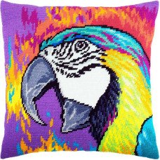 Pillow for embroidery half-cross Charіvnytsya V-232 Parrot