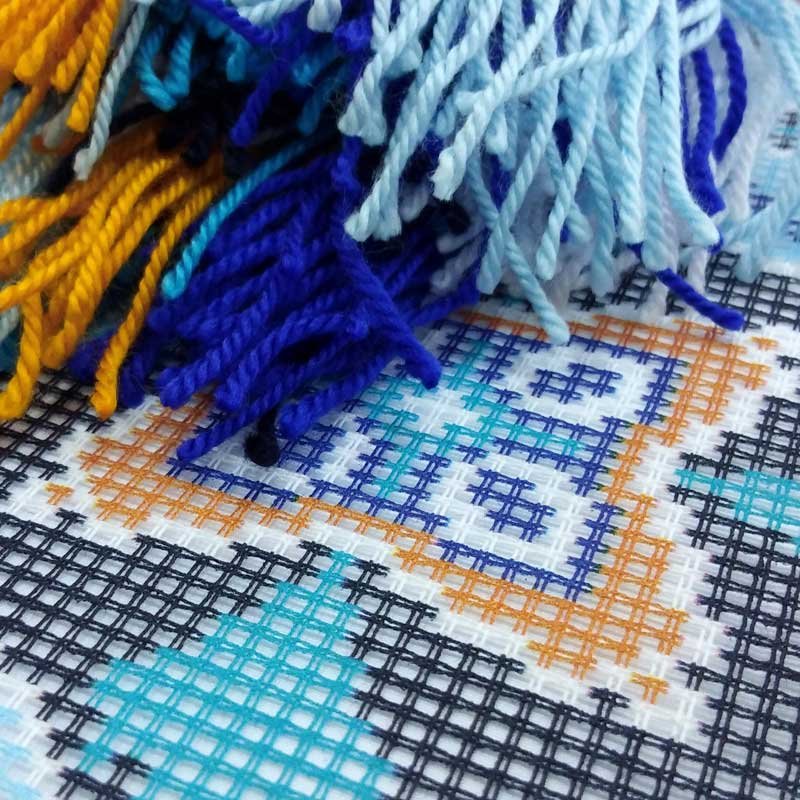 Pillow for embroidery half-cross Charіvnytsya V-235 Morocco