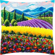 Pillow for embroidery half-cross Charіvnytsya V-251 Lavender
