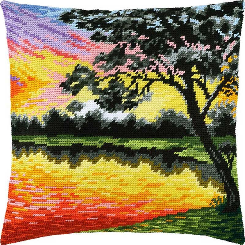 Pillow for embroidery half-cross Charіvnytsya V-255 Sunset