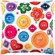 Pillow for embroidery half-cross Charіvnytsya V-259 Buttons