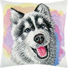 Pillow for embroidery half-cross Charіvnytsya V-267 Husky