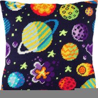 Pillow for embroidery half-cross Charіvnytsya V-271 Space