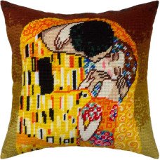 Pillow for embroidery half-cross Charіvnytsya V-276 Kiss G. Klimt