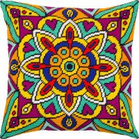 Pillow for embroidery half-cross Charіvnytsya V-288 Mandala