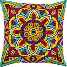 Pillow for embroidery half-cross Charіvnytsya V-288 Mandala
