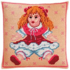 Pillow for embroidery half-cross Charіvnytsya V-29 Doll