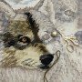 Pillow for embroidery half-cross Charіvnytsya V-290 Wolves