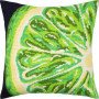 Pillow for embroidery half-cross Charіvnytsya V-295 Lime