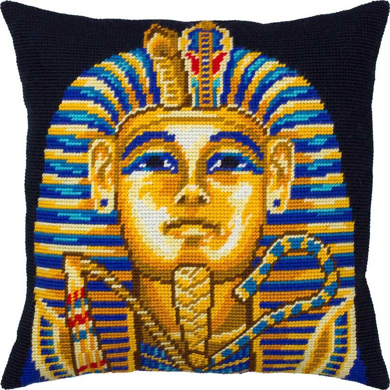 Подушка для вышивки полукрестом Чарівниця V-297 Тутанхамон