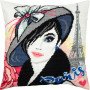 Pillow for embroidery half-cross Charіvnytsya V-299 Parisian