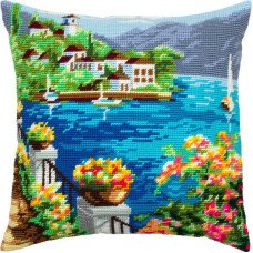 Pillow for embroidery half-cross Charіvnytsya V-309 Corfu