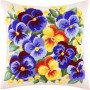 Pillow for embroidery half-cross Charіvnytsya V-31 Spring bouquet