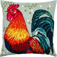Pillow for embroidery half-cross Charіvnytsya V-316 Cock