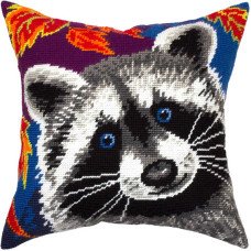 Pillow for embroidery half-cross Charіvnytsya V-320 Raccoon