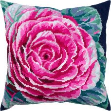 Pillow for embroidery half-cross Charіvnytsya V-331 Cabbage flower